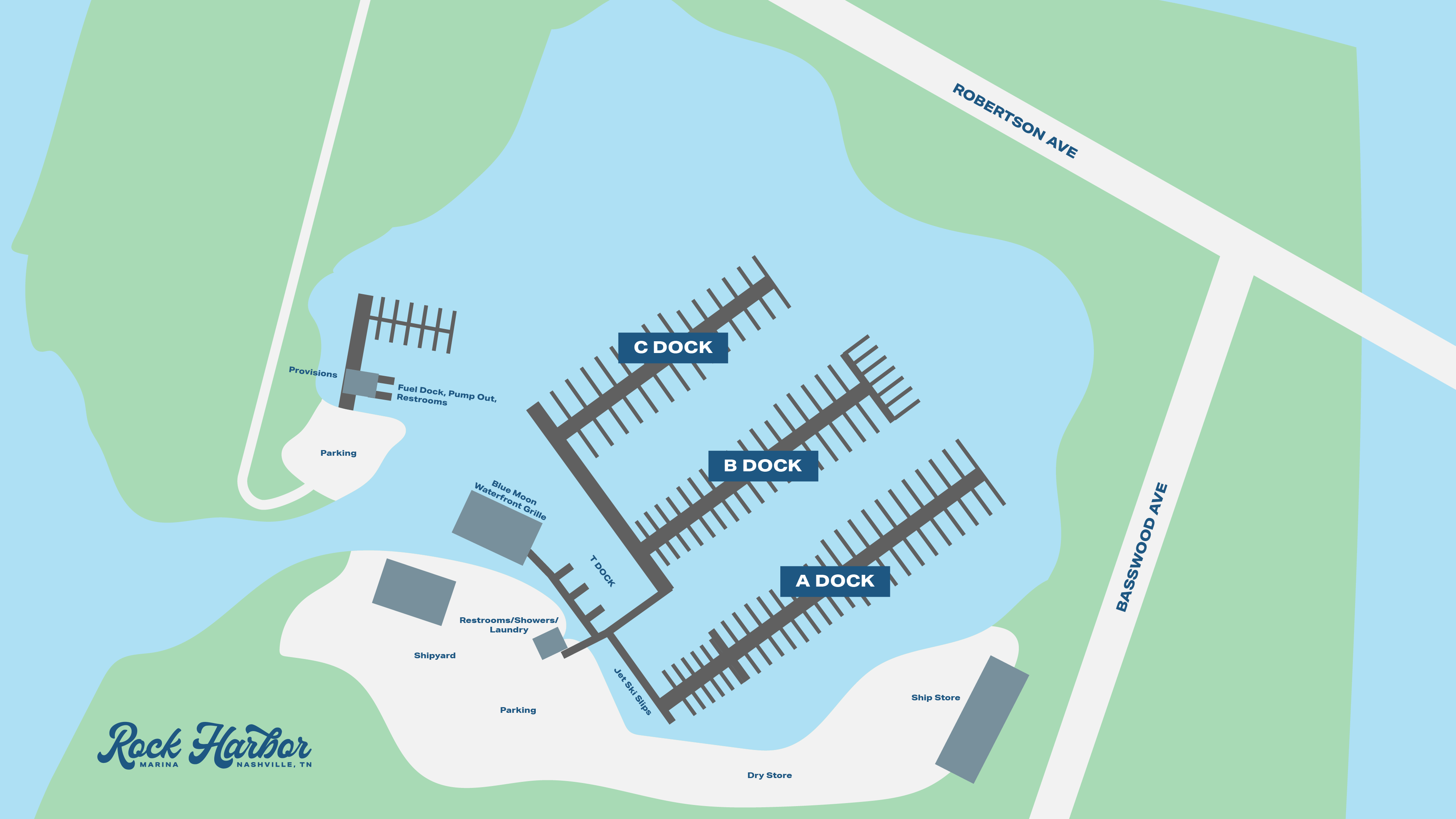 Rock Harbor Marina Map